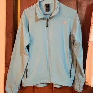 Blue North-face zip up